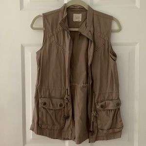 Francesca’s Light Brown Vest